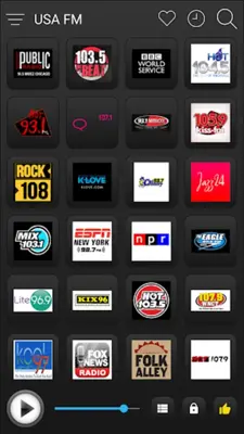 Radio USA android App screenshot 3